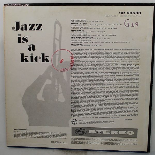Brookmeyer Bob — Jazz Is A Kick