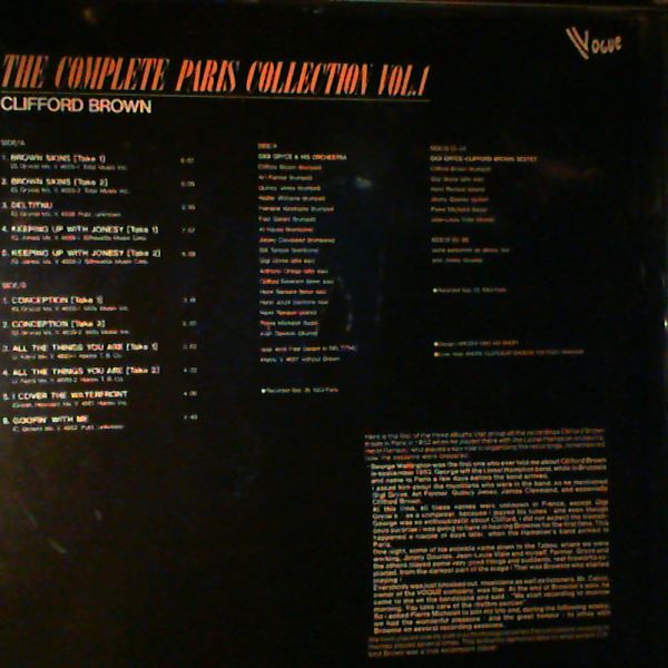 Brown Clifford — Complete Paris Collection Vol. 1