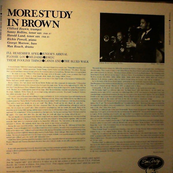 Brown Clifford — More Study In Brown
