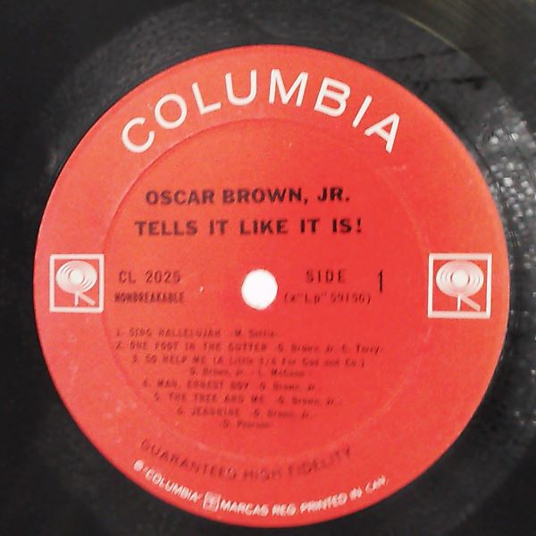 Brown Oscar Jr. — Tells It Like It Is!