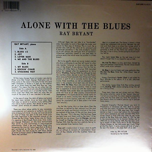 Bryant Ray — Alone With The Blues