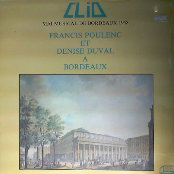 Shnitke A, Denisov E. — Clio - Mai Musical De Bordeaux 1958