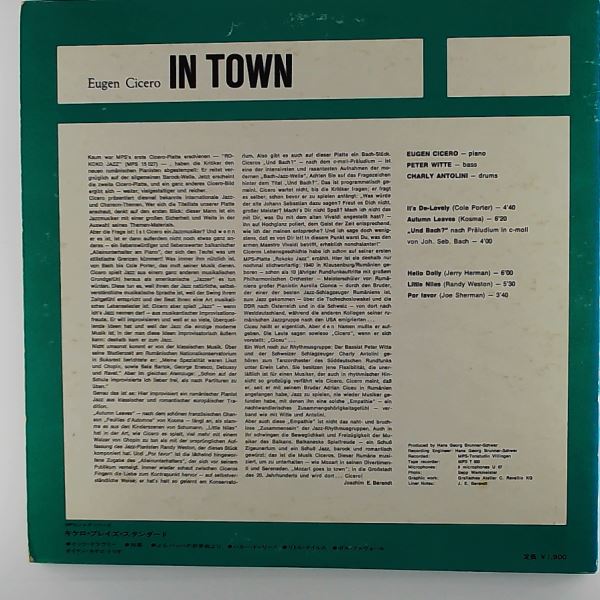 Cicero Eugen — In Town
