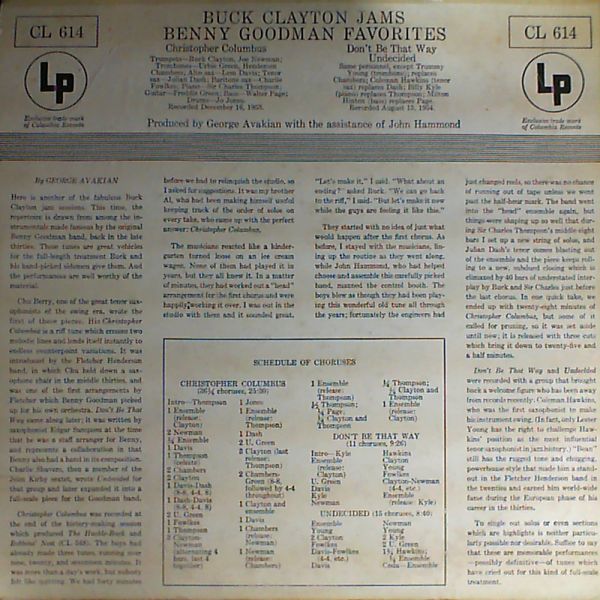 Clayton Buck — Jams Benny Goodman