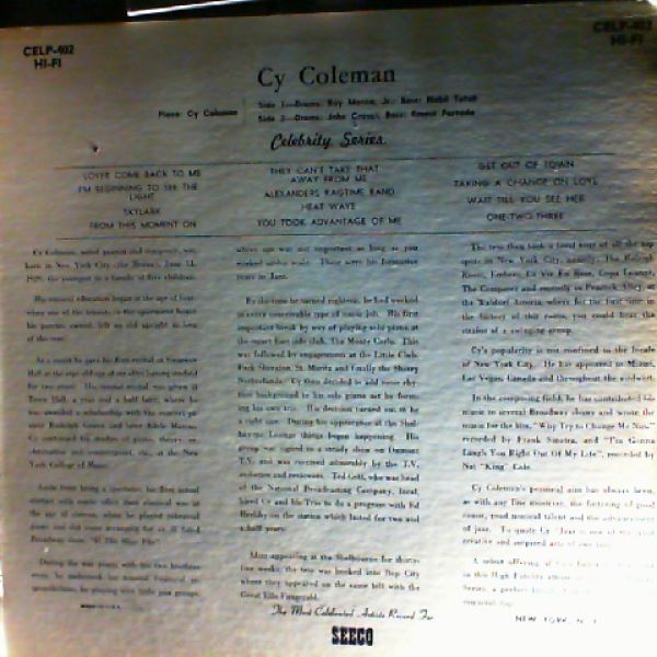 Coleman Cy — Coleman Cy