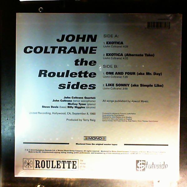 Coltrane John — Roulette Sides