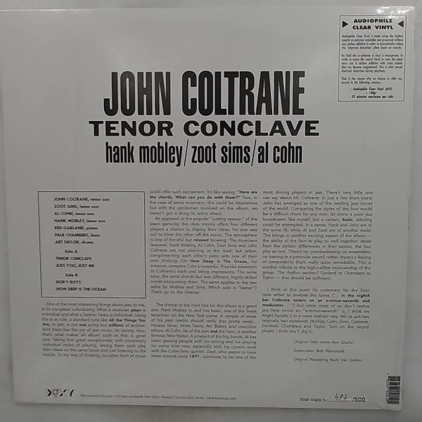 Coltrane John — Tenor Conclave