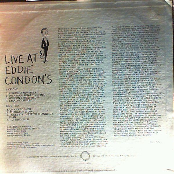 Condon Eddie — Live At Eddie Condon's