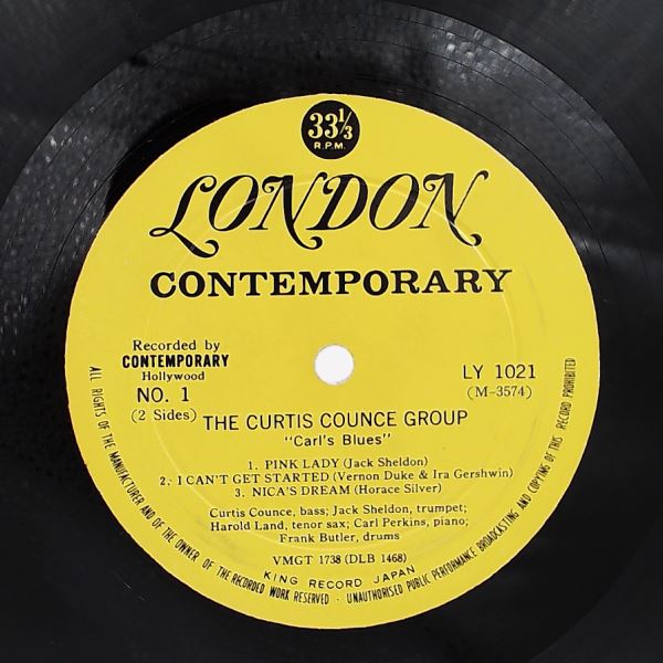 Counce Curtis Group — Carl's Blues