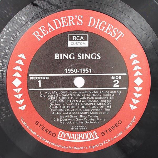 Crosby Bing — Bing Sings 96 Of His Greatest Hits