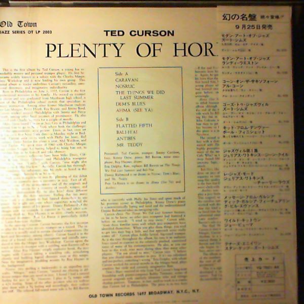 Curson Ted — Plenty Of Horn