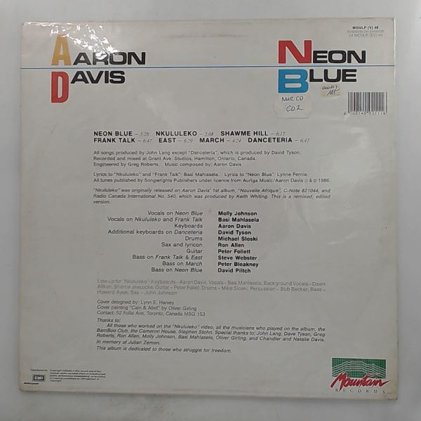 Davis Aaron — Neon Blue
