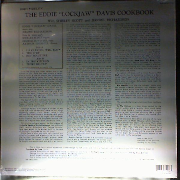 Davis Lockjaw Eddie/Scott Shirley/Richardson Jerome — Eddie "Lockjaw" Davis Cookbook Vol. 1