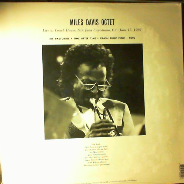 Davis Miles Octet — Live 1989 - Coach House, San Juan Capistrano