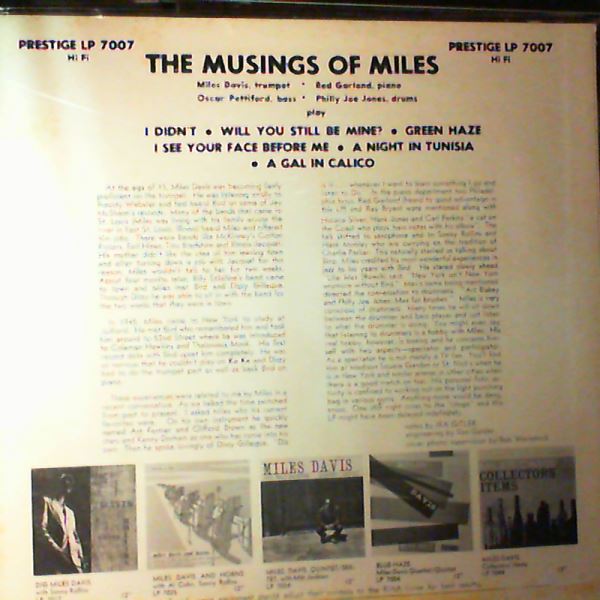 Miles Davis Quartet — The Musings Of Miles
