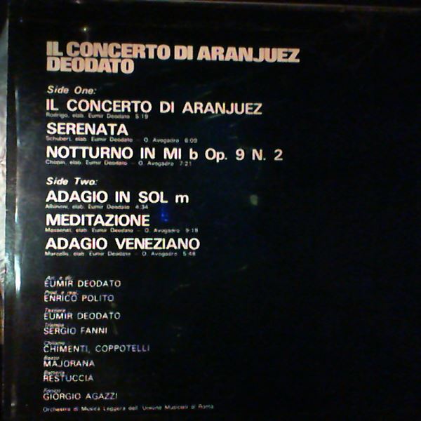 Deodato Eumir — Il Concerto Di Aranjuez