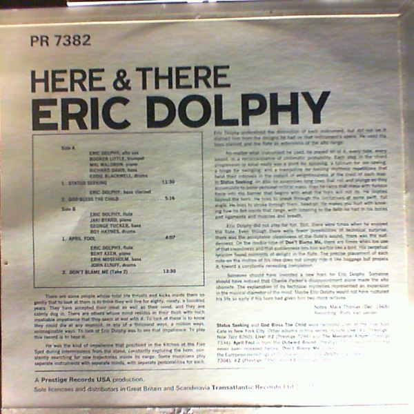 Dolphy Eric — Here And There
