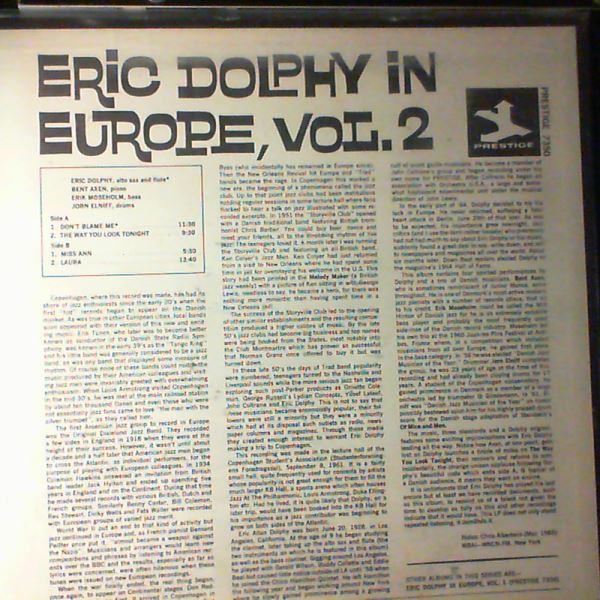 Dolphy Eric — In Europe, Vol 2