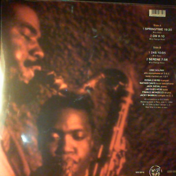 Dolphy Eric — Last Recordings