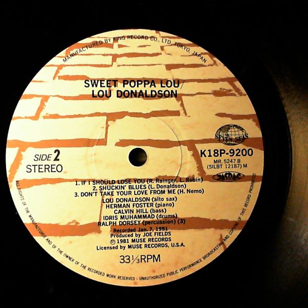 Donaldson Lou — Sweet Poppa Lou