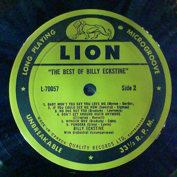 Eckstine Billy — Best of