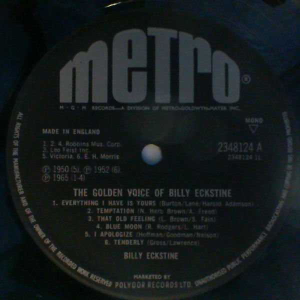 Eckstine Billy — Golden voice of Billy