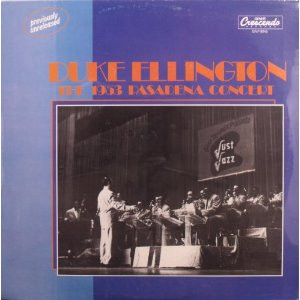 Ellington Duke — 1953 Pasadena Concert