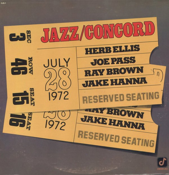 Ellis Herb, Pass Joe, Brown Ray, Hanna Jake — Jazz/Concord