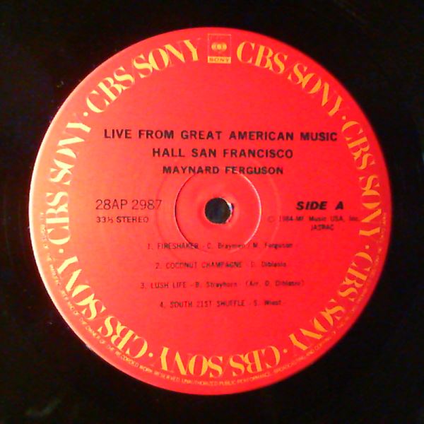 Ferguson Maynard — Live From San Francisco - From The Great American Music Hall