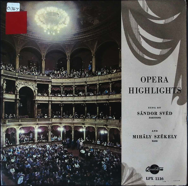 Sved Sandor/ Szekely Mihaly — Opera high-lights