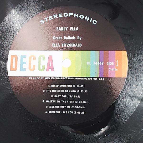 Fitzgerald Ella — Early Ella - Great Ballads By Fitzgerald Ella