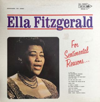 Fitzgerald Ella — For Sentimental Reasons...