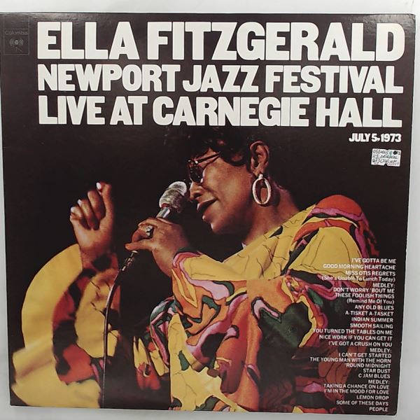 Fitzgerald Ella — Newport Jazz Festival Live At Carnegie Hall, July 5, 1973