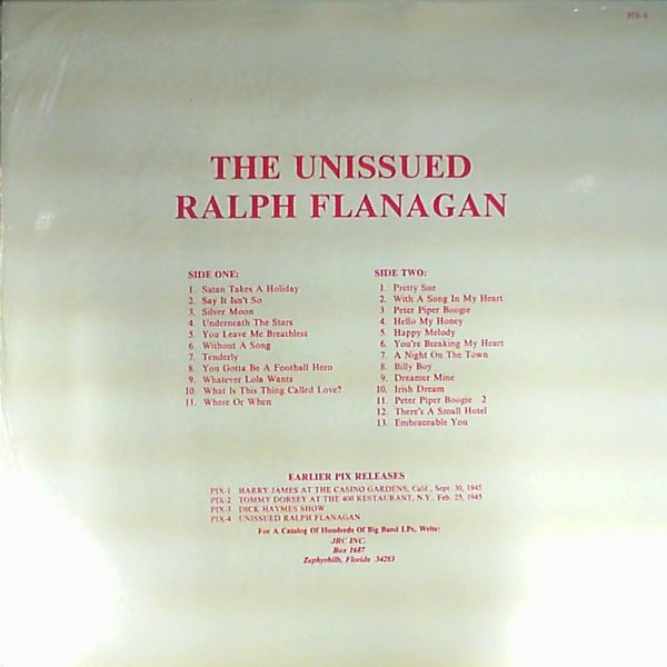 Flanagan Ralph — The Unissued