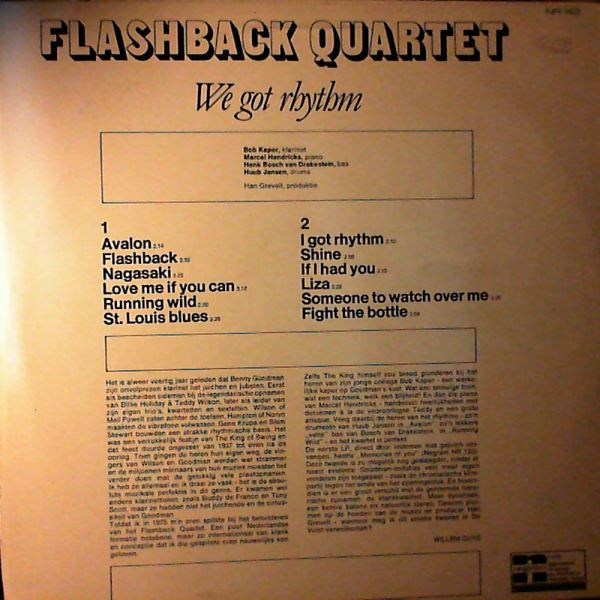 Flashback Quartet (Ex - Dutch Swing College Band) — We Got Rhythm