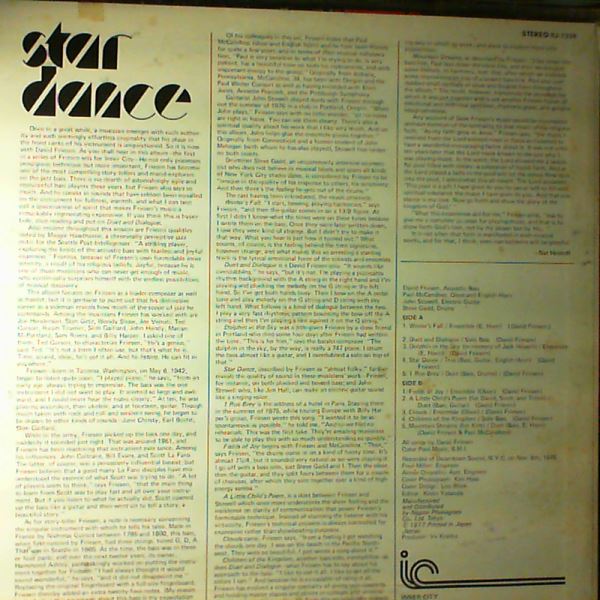 Friesen David — Star Dance