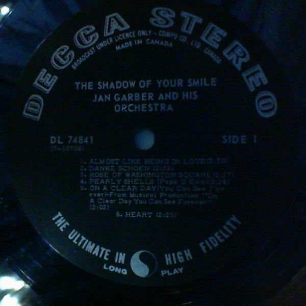 Garber Jan & His Orchestra — Shadow Of Your Smile