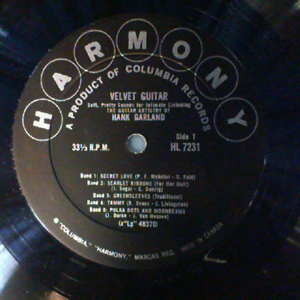 Garland Hank — Velvet Guitar