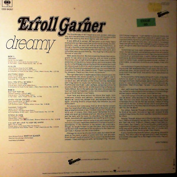 Garner Erroll — Dreamy