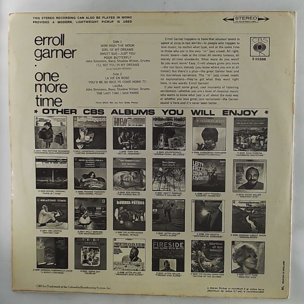 Garner Erroll — One More Time