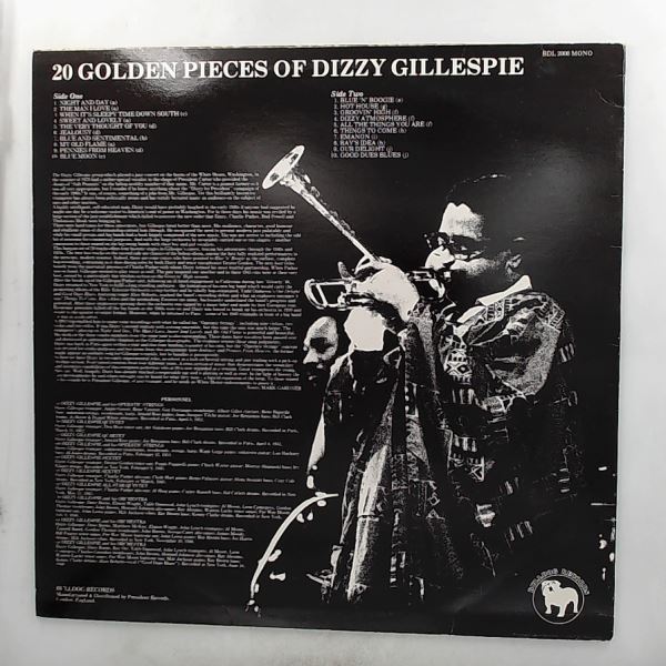 Gillespie Dizzy — 20 Golden Pieces Of Gillespie Dizzy