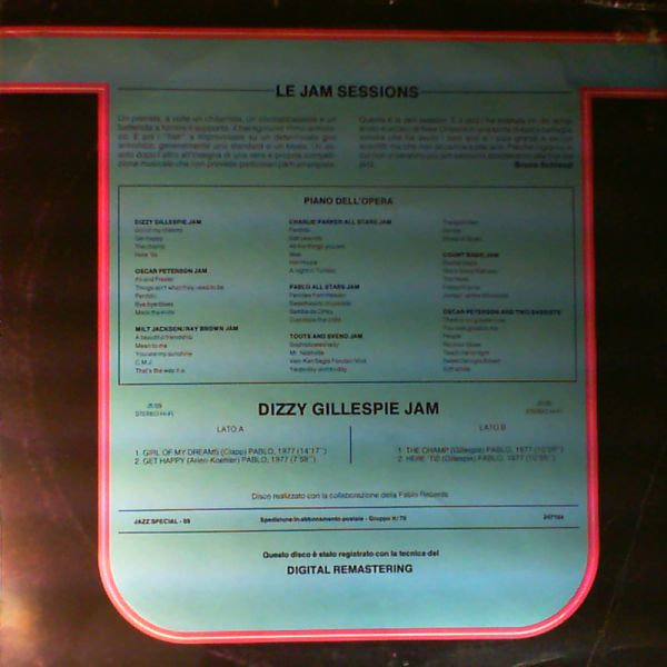 Gillespie Dizzy — Dizzy Gillespie Jam