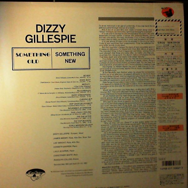 Gillespie Dizzy — Something Old, Something New