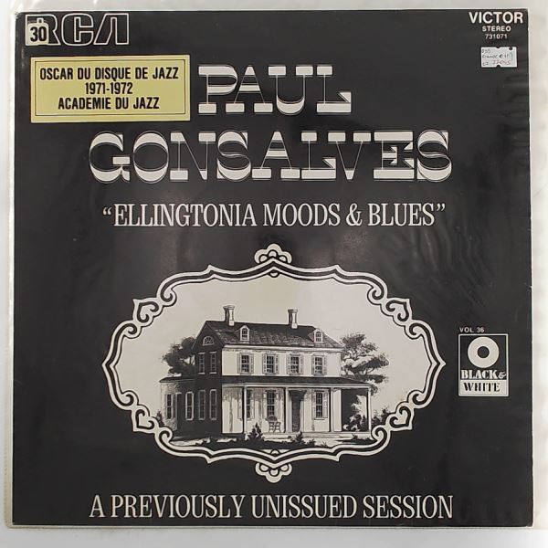 Gonsalves Paul — Ellingtonia Moods & Blues (A Previously Unissued Session) (Black And White Series – Vol. 36)