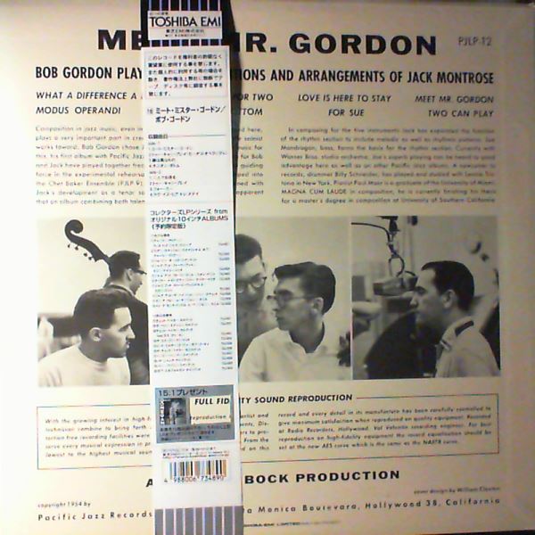 Gordon Bob Quintet — Meet Mr. Gordon