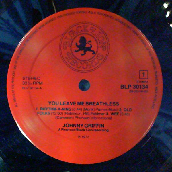 Griffin Johnny — You leave me breathless
