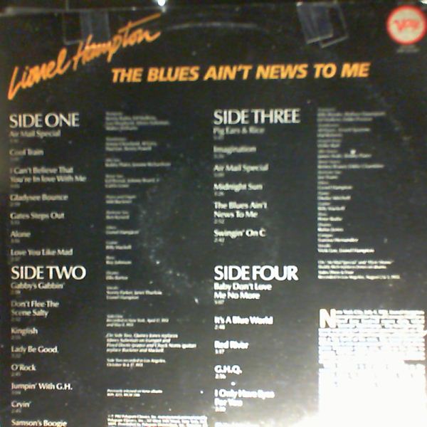 Hampton Lionel — Blues Ain't News To Me