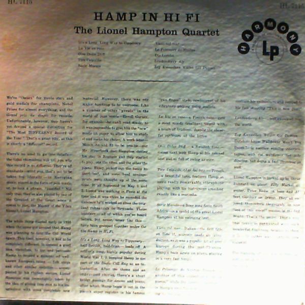 Hampton Lionel — Hamp In Hi Fi
