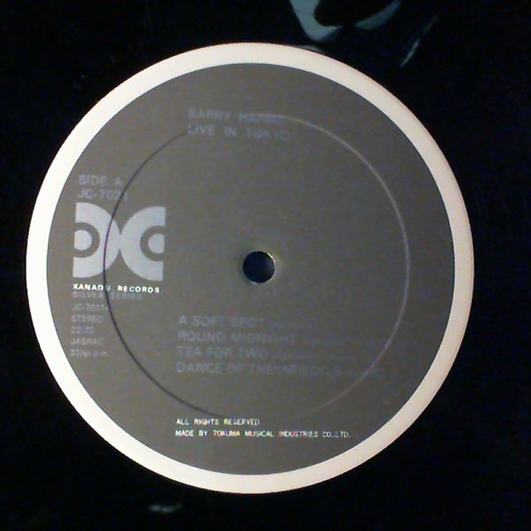 Harris Barry — Live In Tokyo