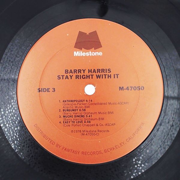 Harris Barry — Stay Right With It